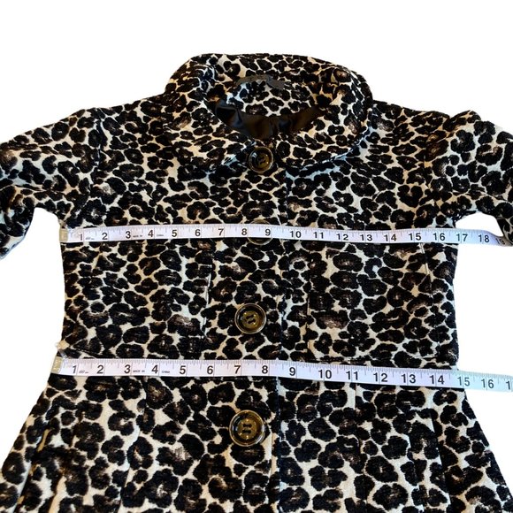 Tov Holy G Leapord Print Coat Size 4 - Picture 9 of 16